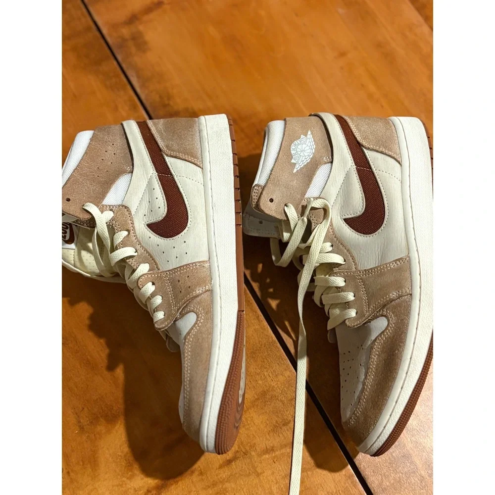 Jordan Air Jordan 1 High Mens 12 High Top Sail Brown Legend Coffee DV1307-120